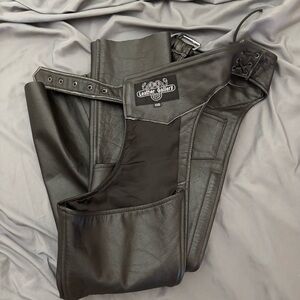 Leather gallery Leather Chaps for Women - Black